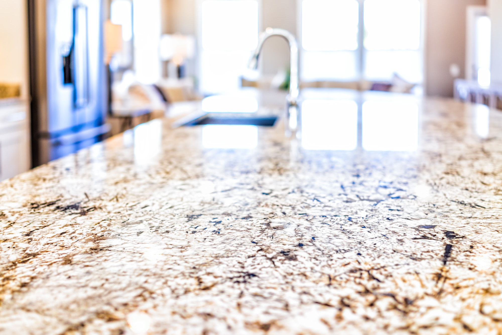 clean granite countertops