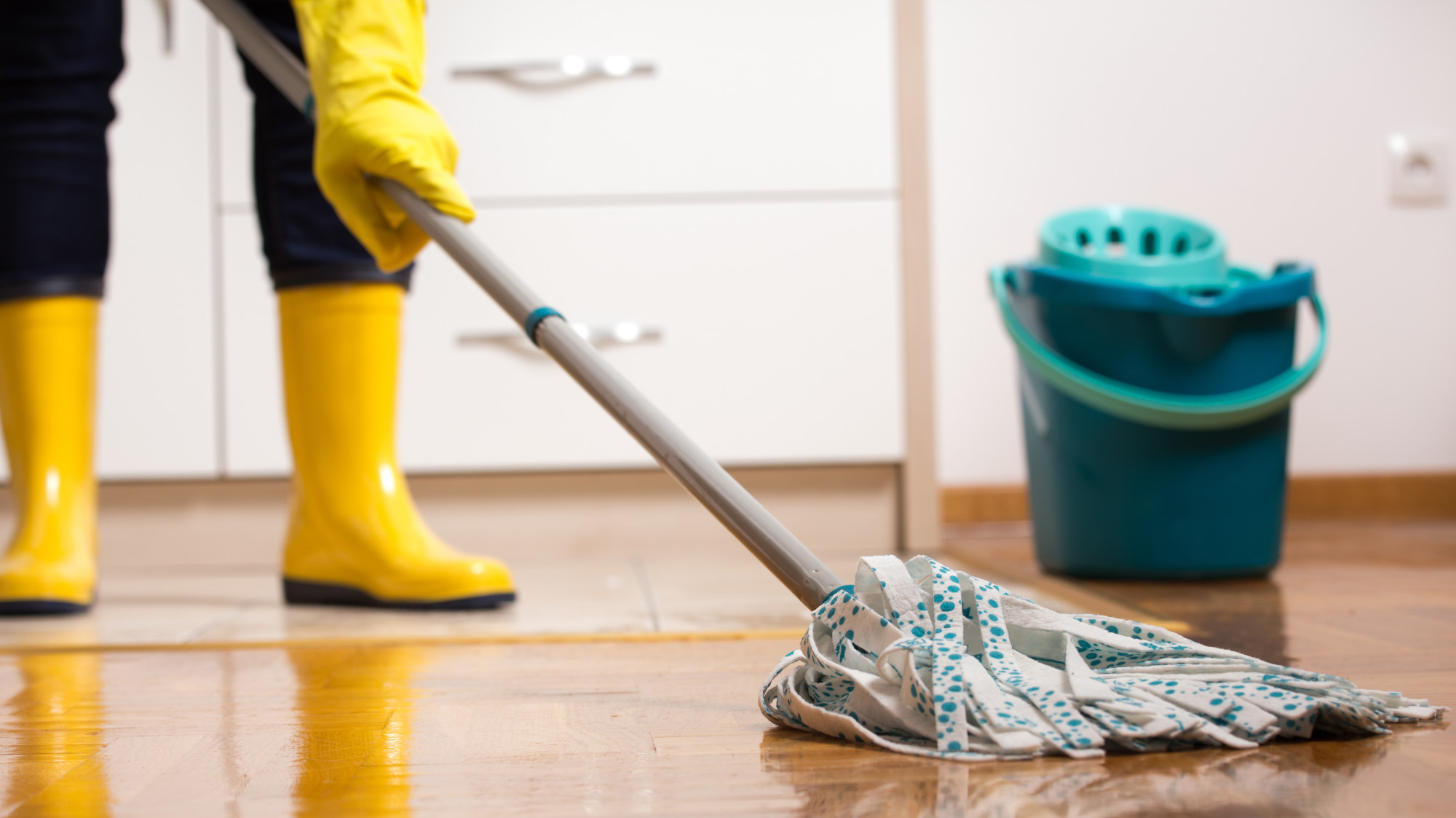 What a Difference! The Benefits of Wet-Mopping Kitchen Floors